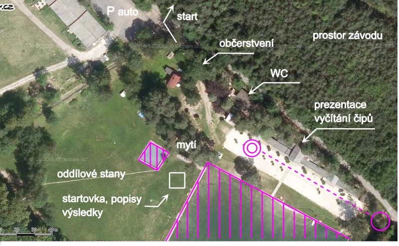 Plánek shromaždiště